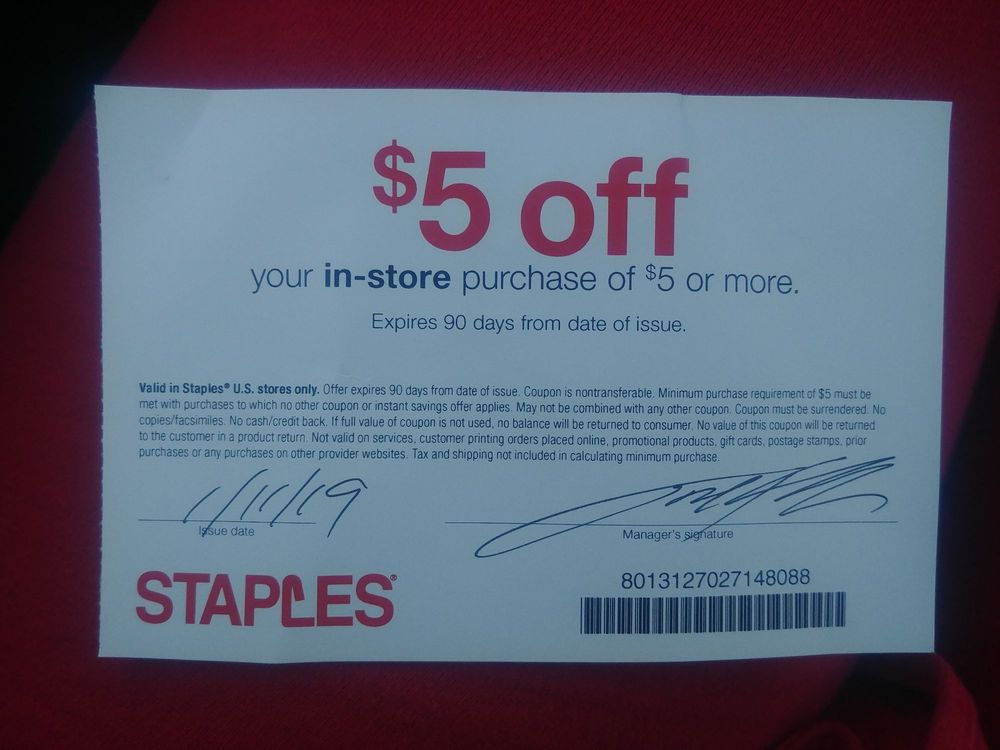 Staples