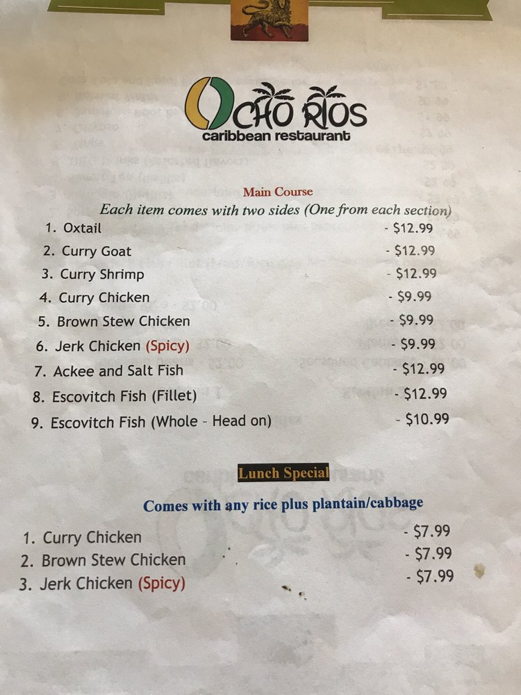 Menu Page 1 Yelp