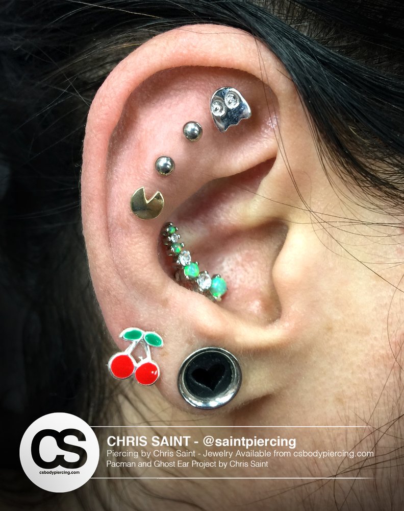 Pacman And Ghost Project By Chris Saint At Timeless Tattoo Yelp Photo Of Timeless Tattoo Piercing Los Angeles Ca United States