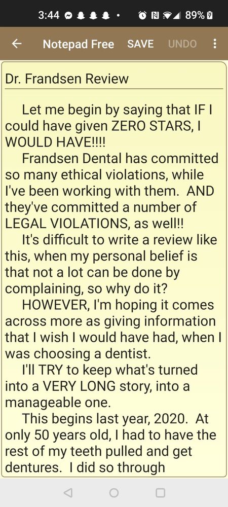 image of business Frandsen Dental - West Jordan