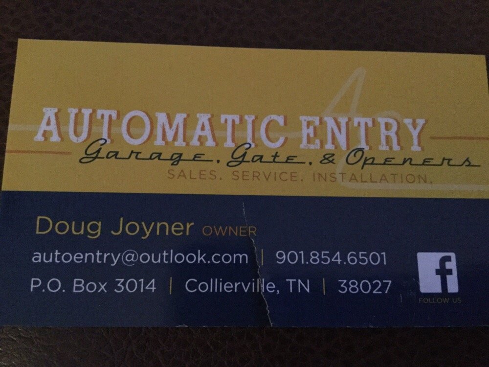 Automatic Entry