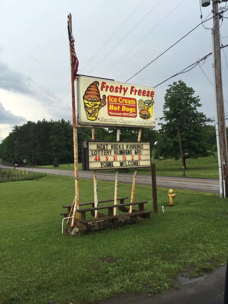Frosty Freeze Ice Cream & Frozen Yogurt 804 Rte 36, Brookville, PA Restaurant Reviews
