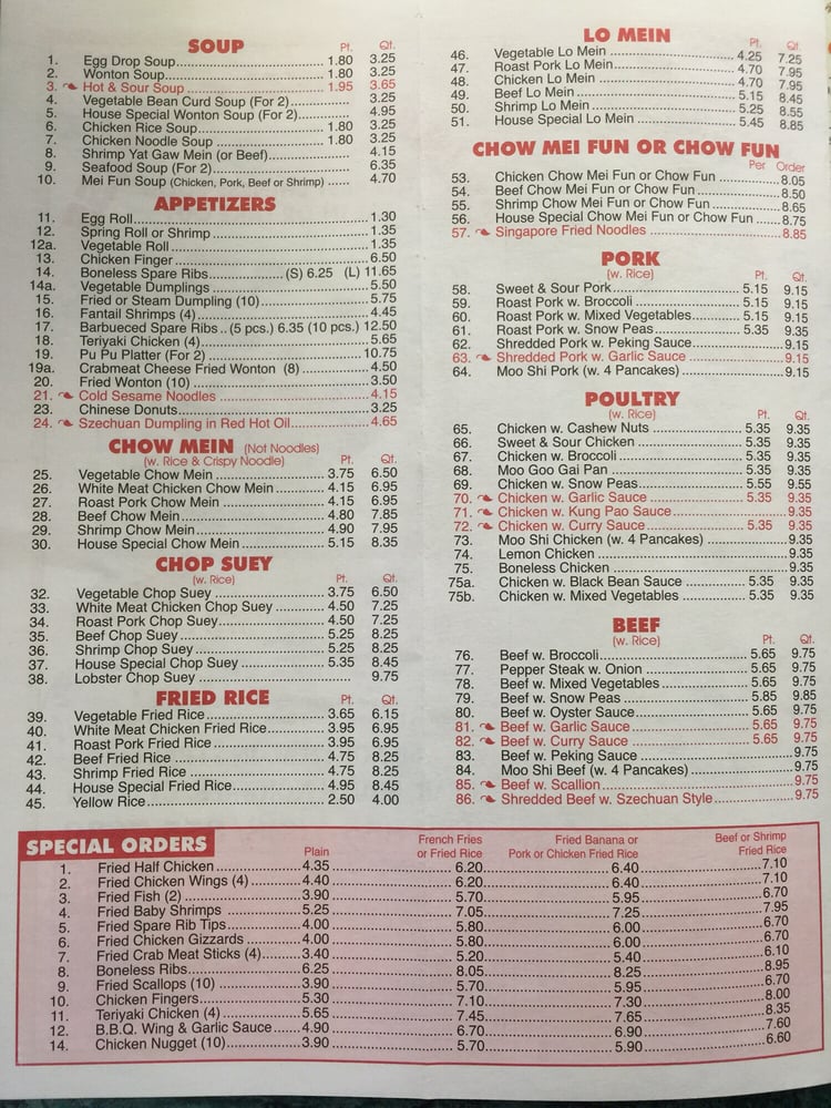 Online Menu of China Town Express Restaurant, Norwalk, Connecticut