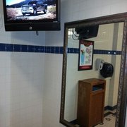Maloney's Tavern - Albuquerque, NM, United States. A television is in the woman's restroom. I wish I had one in my bathroom.