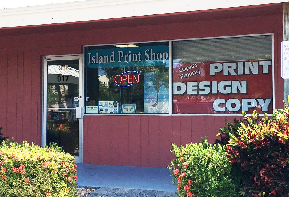 Island Print Shop & Copy Center Printing Services 917 N Collier