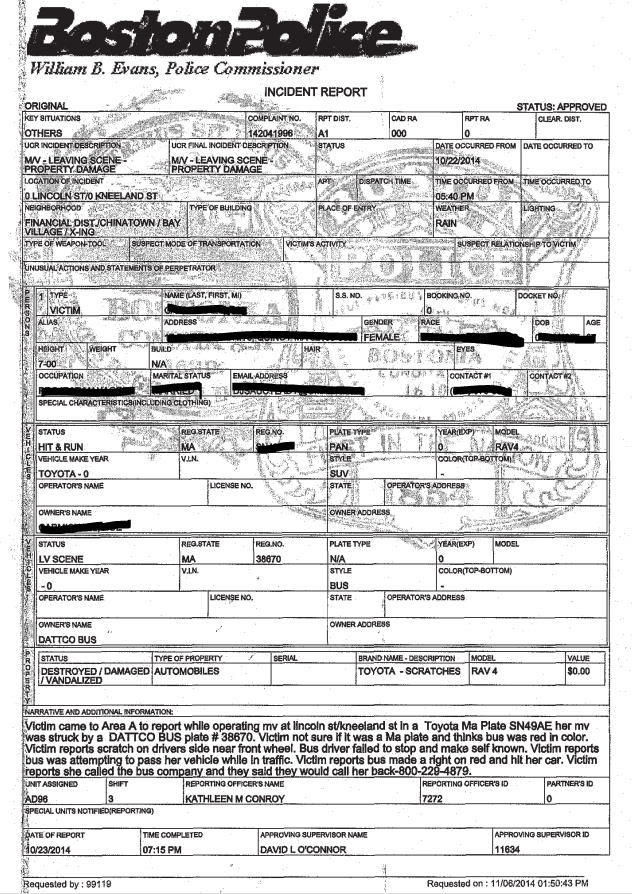 bus incident report barca fontanacountryinn com massachusetts incident report