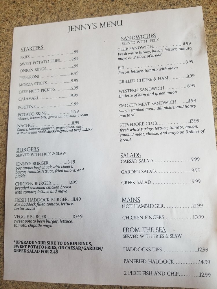 Jenny's Place Lounge Ltd