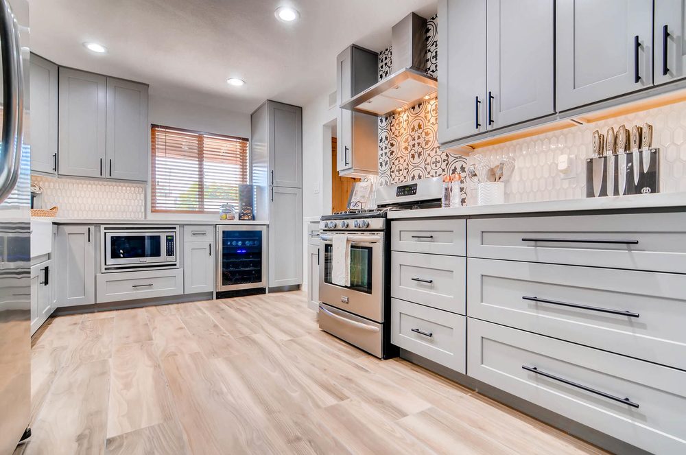 Recent Dealer Kitchen Remodel With Our Grey Shaker Cabinets