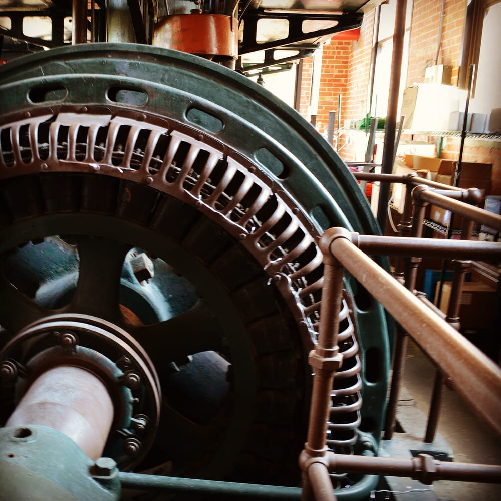 With some of the industrial engines that were left over