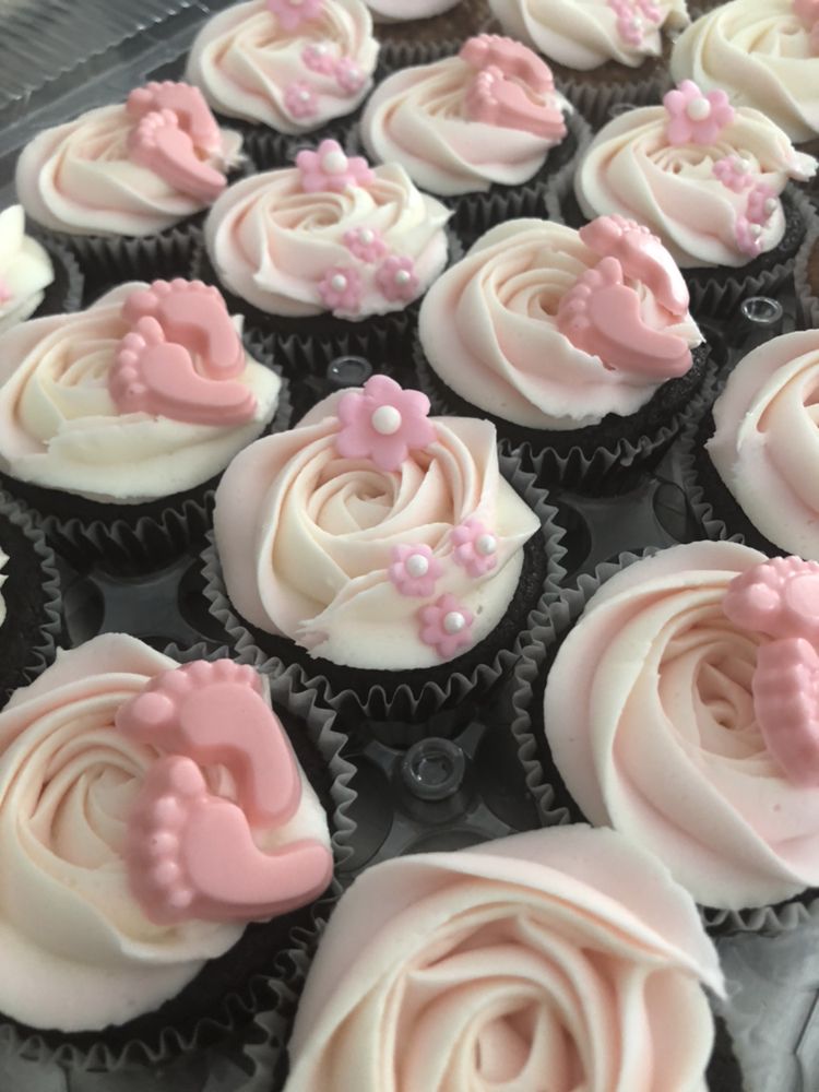 Baby Shower Cupcakes Chocolate Coconut And Carrot With