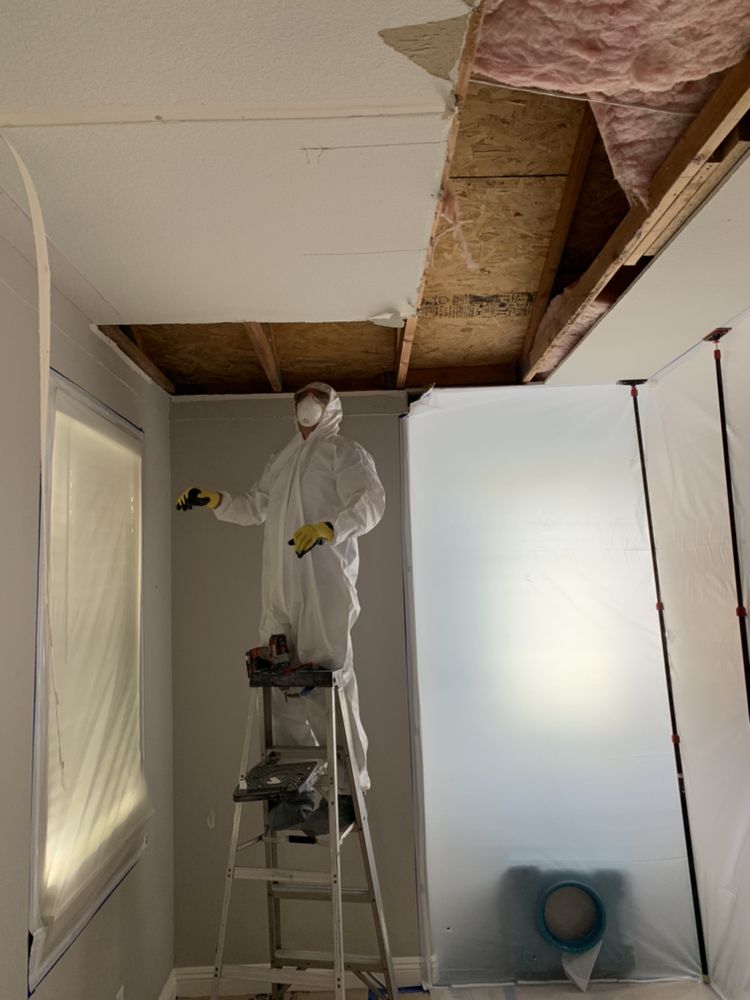 Water Damage Restoration After Roof Leak During A Recent Rain