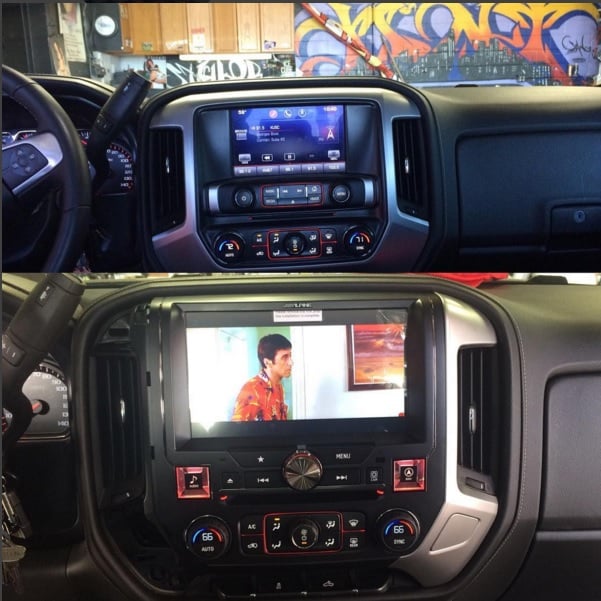 2015 Gmc Sierra Denali >> Alpine x110 SRA 10 inch screen on a 2015 GMC Sierra. We can take care of any audio/ video or ... 2015 Gmc Sierra Denali >> Alpine x110 SRA 10 inch screen on a 2015 GMC Sierra. We can take care of any audio/ video or ...