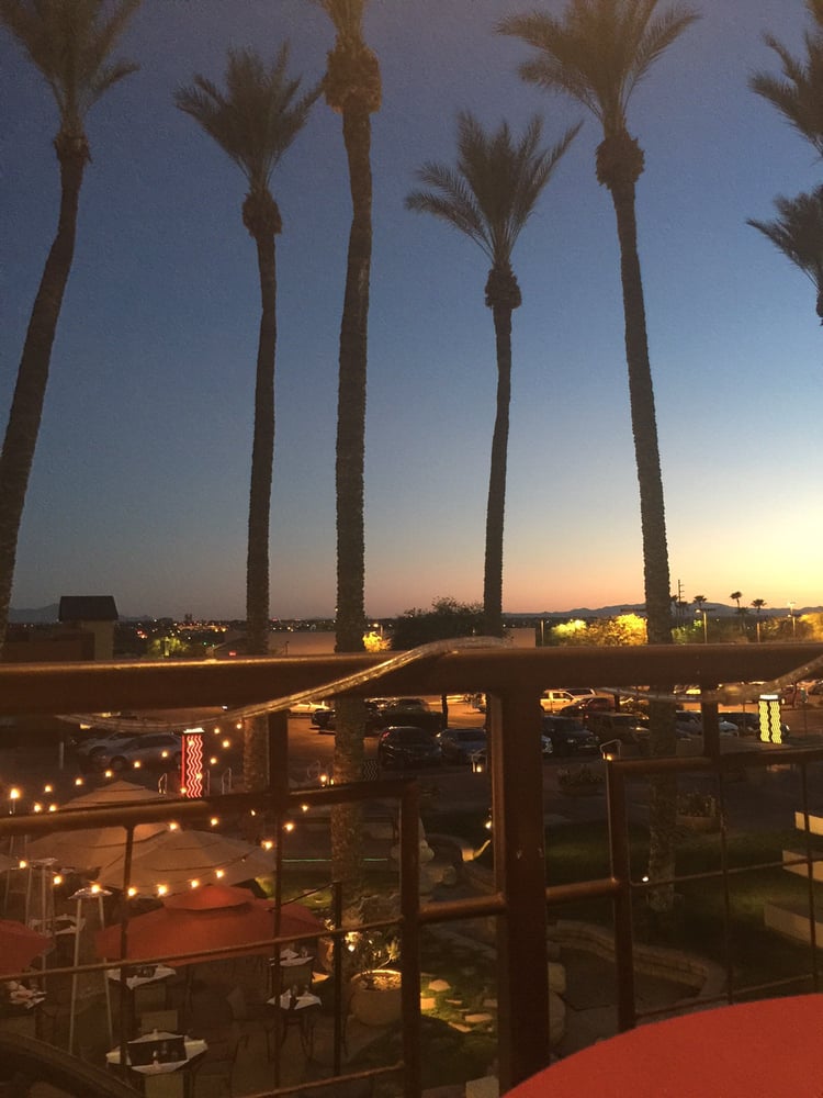 Evening view from the patio. Yelp