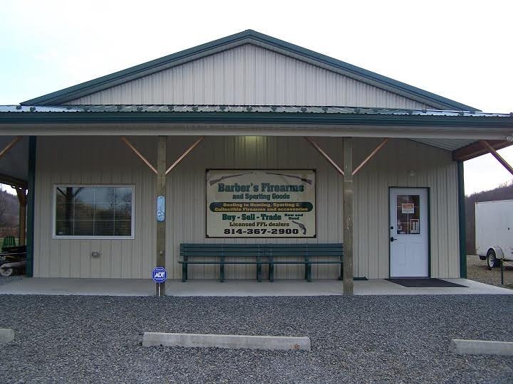 Barber’s Firearms Guns & Ammo 7070 Rt 249, Westfield, PA Phone