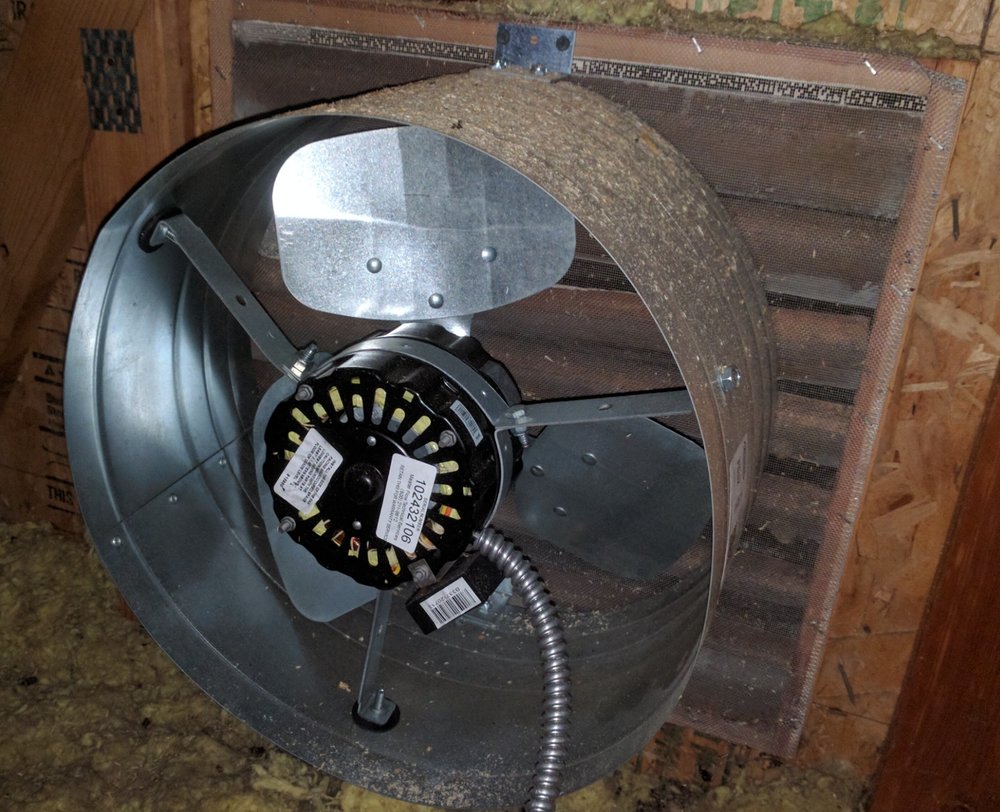 Attic Gable Vent Fan Installed By Switch Electric Yelp Photo Of Switch Electric Lake Stevens Wa United States Attic Gable Vent
