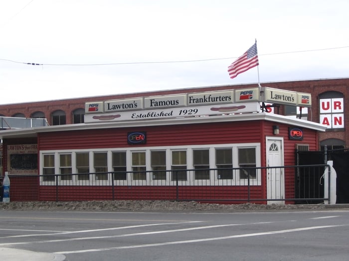 Lawton’s Frankfurt Stand CLOSED 17 Reviews Hot Dogs 606 Canal St, Lawrence, MA