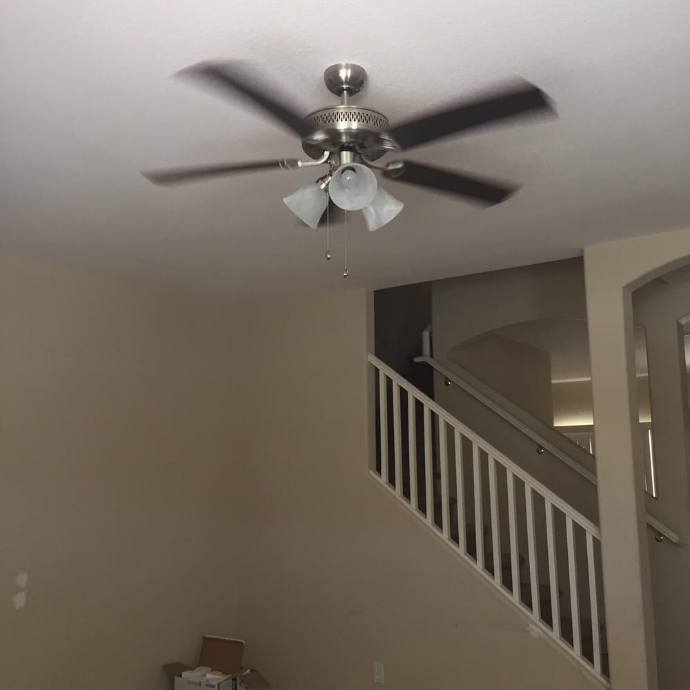 Ceiling Fan Wire And Install Downstairs Yelp Photo Of Anytime Electric Las Vegas Nv United States Ceiling Fan Wire