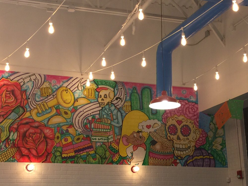 Sugar Skull Wallart Yelp