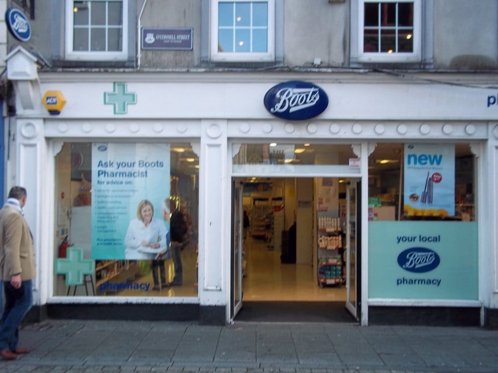 Boots Chemist Drugstores 4142 O'Connell St, Ennis, Co. Clare