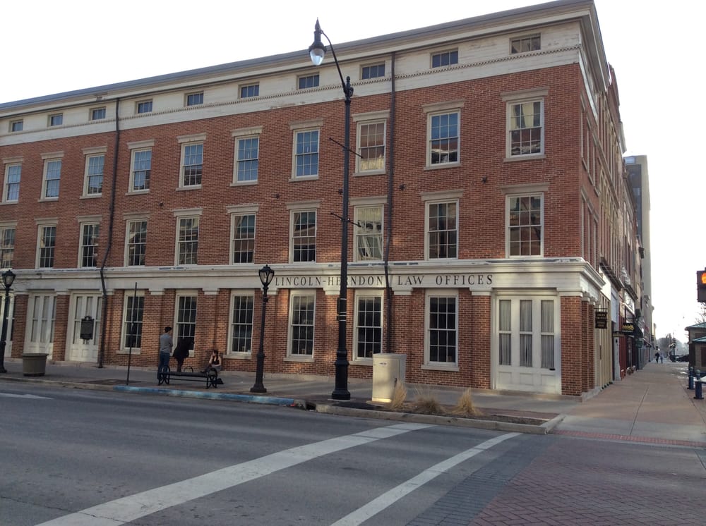 Lincoln Herndon Law Office Lawyers 6th St & Adams St, Springfield