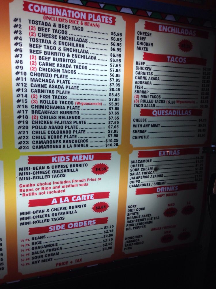 Online Menu of Diegos Mexican Food Restaurant, Oceanside, California