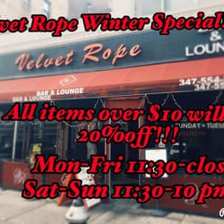 The Velvet Rope Lounge Order Food Online 53 Photos 55 Reviews Photo Of The Velvet Rope Lounge Brooklyn Ny United States