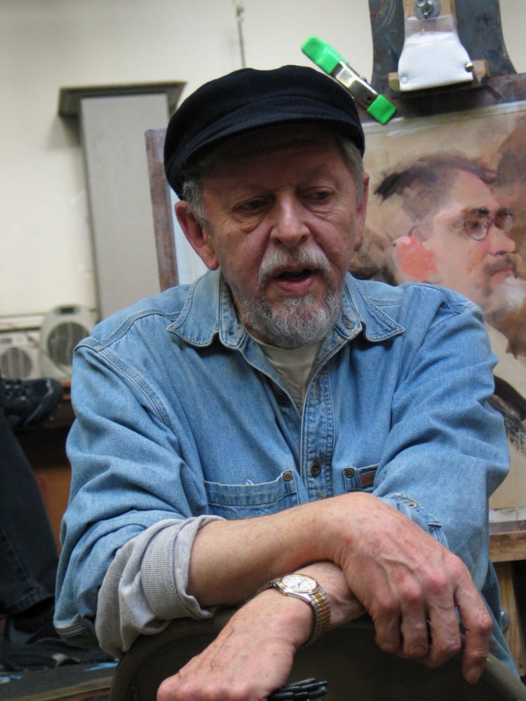 Richard Schmid at his painting demo - Yelp