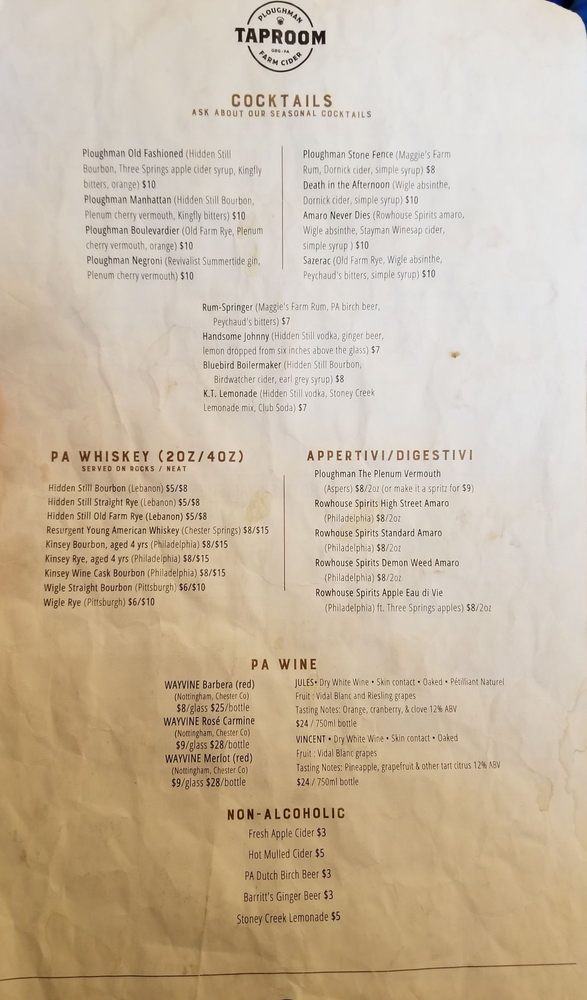 Ploughman Farm Cider Taproom