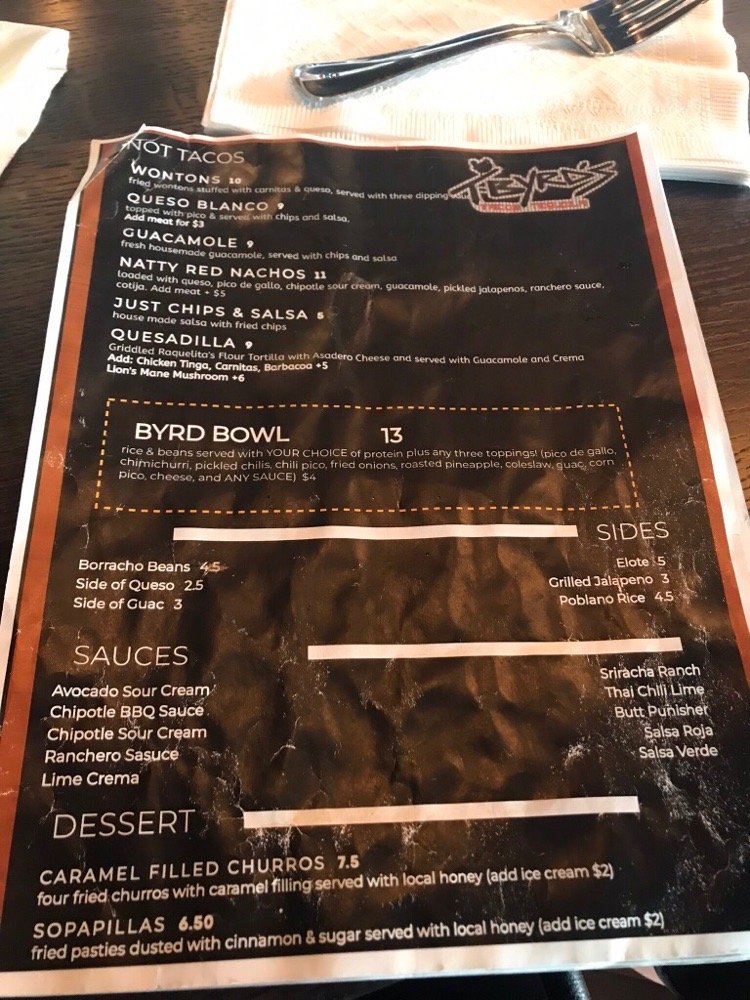 T-Byrds Tacos & Tequila T-Byrds Tacos & Tequila