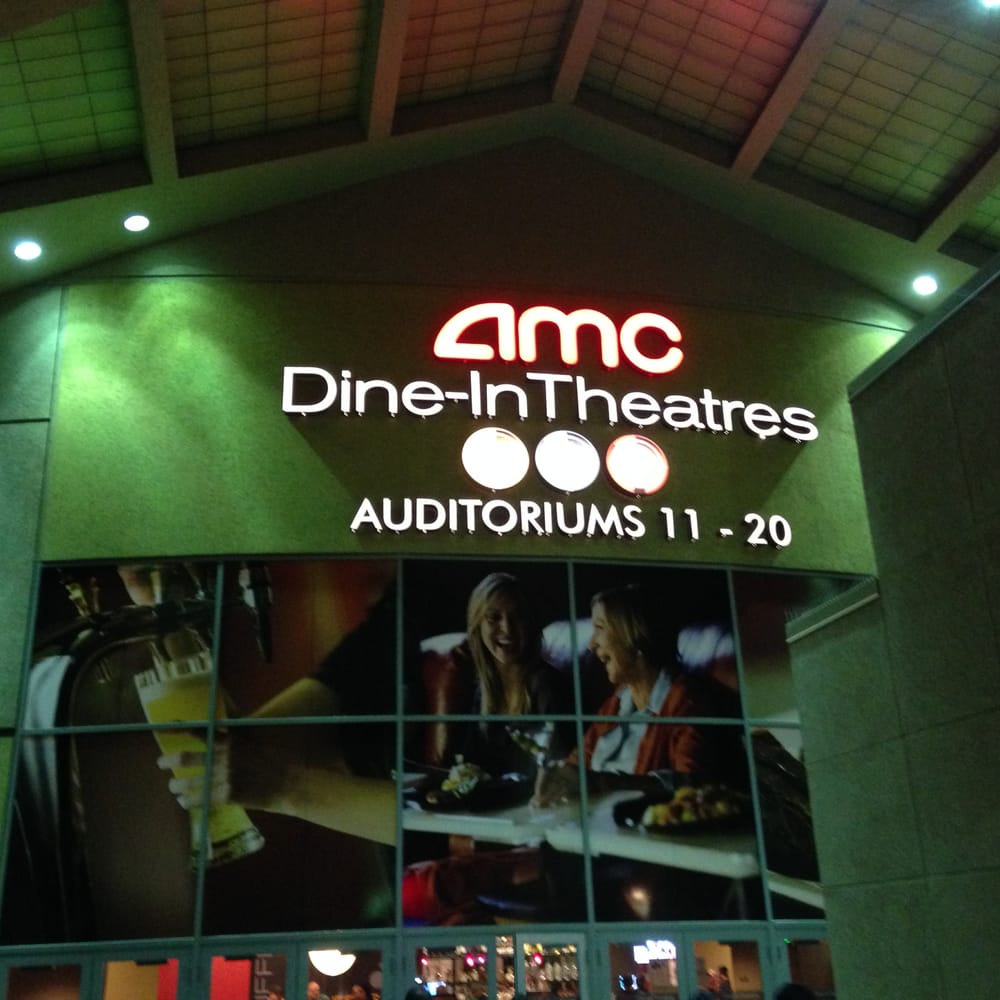 AMC Fullerton DineIn Theater Sign Above Entrance Photo 4