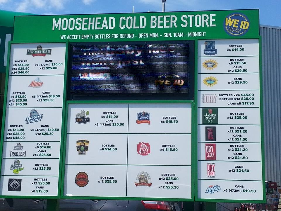 Moosehead Cold Beer Store Breweries 656 Windmill Road, Burnside
