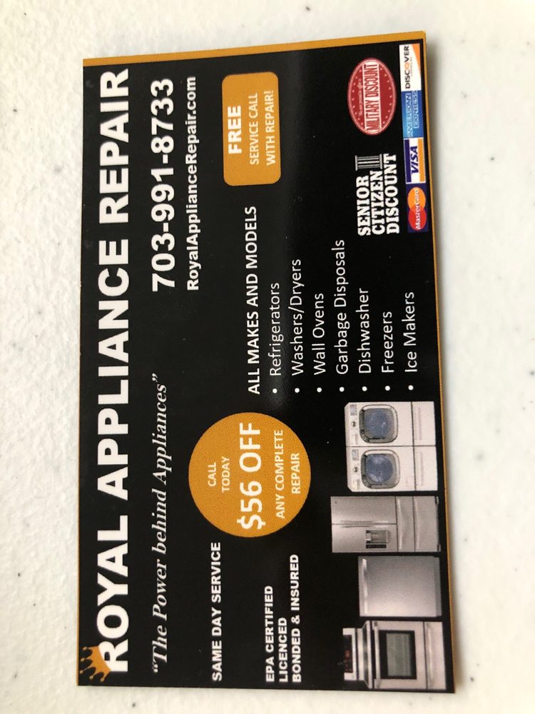 Royal Appliance Repair