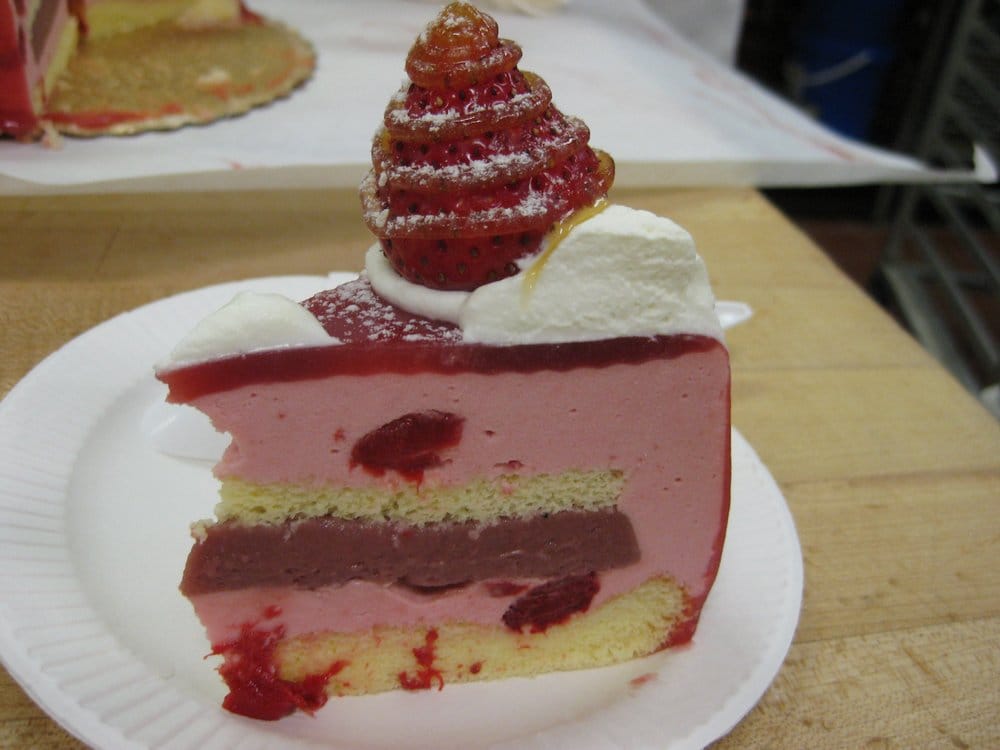 Raspberry Strawberry Mousse Cake - Yelp