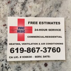 Hvac Medic 54 Photos 36 Reviews Heating Air Conditioning Photo Of Hvac Medic Santee Ca United States