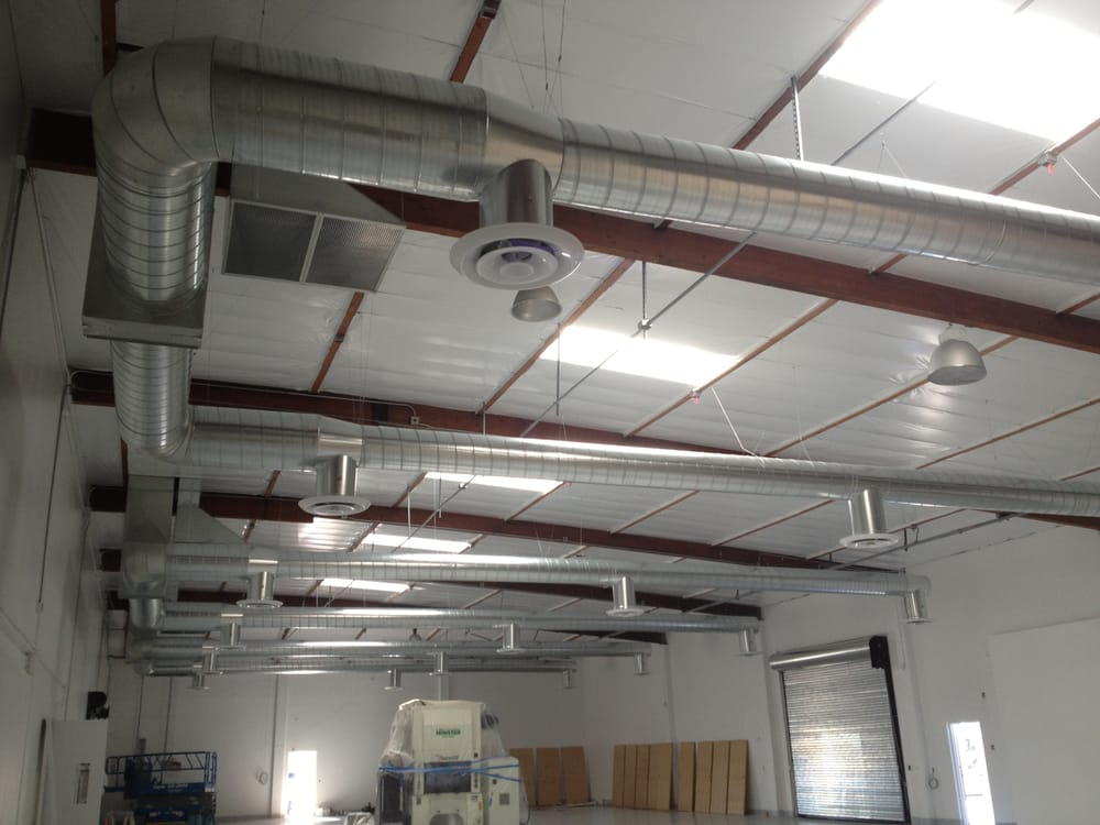 Commercial Exposed Spiral Ductwork System Yelp 14 Photos For Ace Mechanical Heating Air Conditioning