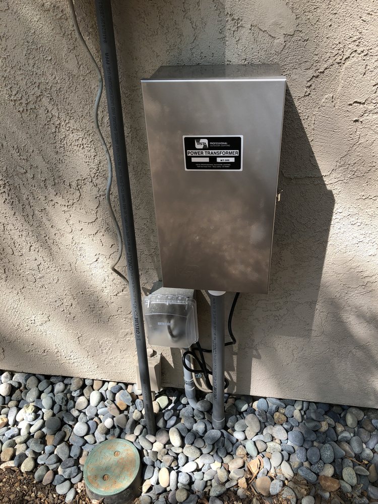 Outdoor Lighting Transformer Install Winter Is A Great Time