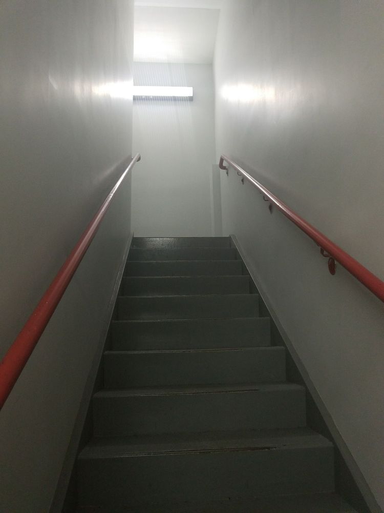 Stairs Lead To Fitness Floors And Lower Level For Locker Room Photo Of Brooklyn Athletic Club Ny United States Stairs Lead To