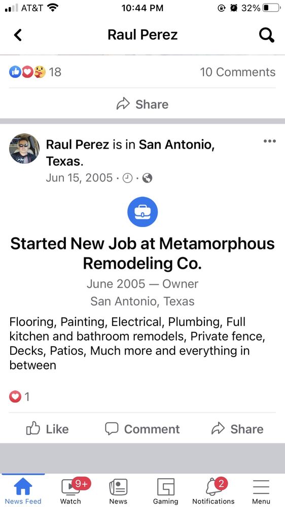 Metamorphous Remodeling