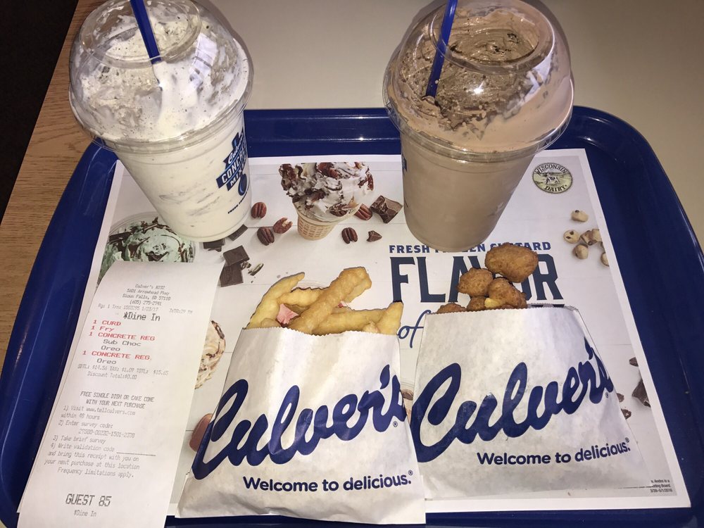 Culver’s 13 Reviews Fast Food 2800 S Minnesota Ave, Sioux Falls, SD Restaurant Reviews