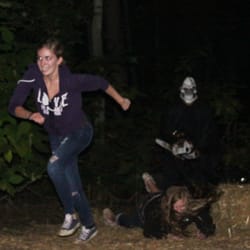photo of halloween woods haunted forest sterling va united states