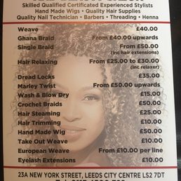 Afro Euro Hair Beauty Salon 10 Photos Hairdressers 23 New Photo Of Afro Euro Hair Beauty Salon Leeds West Yorkshire United Kingdom