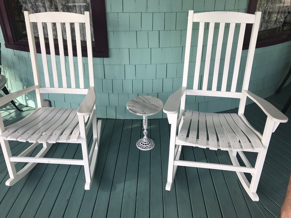 Front Porch Rocking Chairs And A Marble Table Yelp Photo Of The 1910 Inn Tarpon Springs Fl United States Front Porch