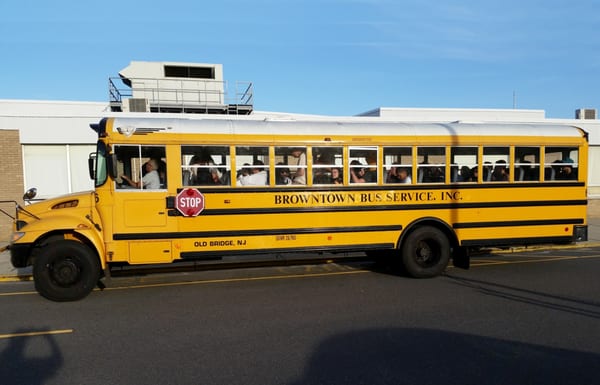 yellow freehold township bus yellow freehold township bus