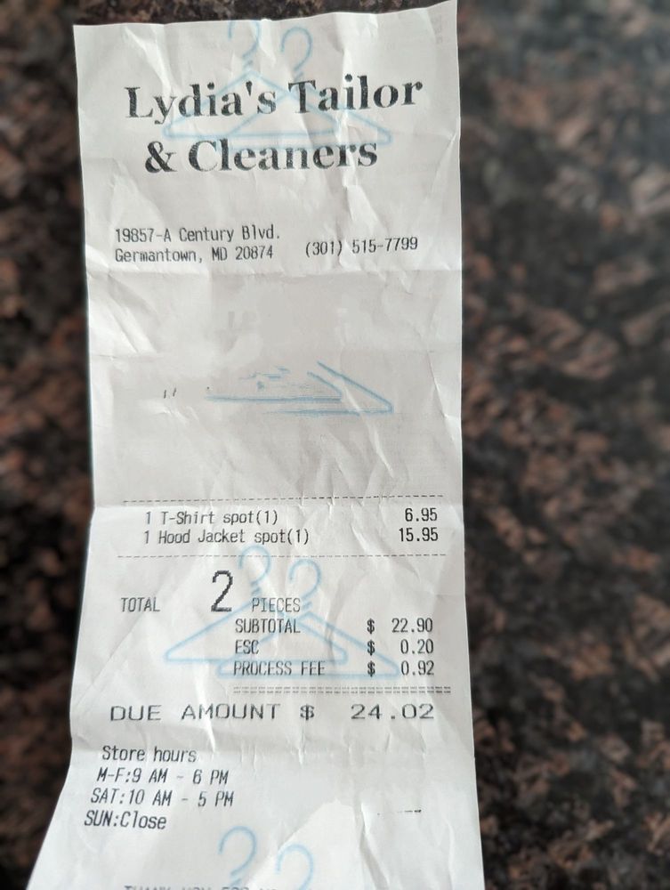 Lydia's Tailor and Cleaners