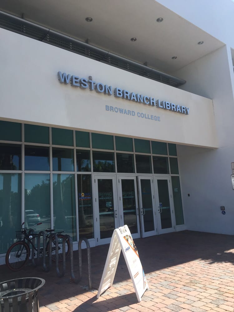 Weston Branch Library Libraries 4205 Bonaventure Blvd, Weston, FL