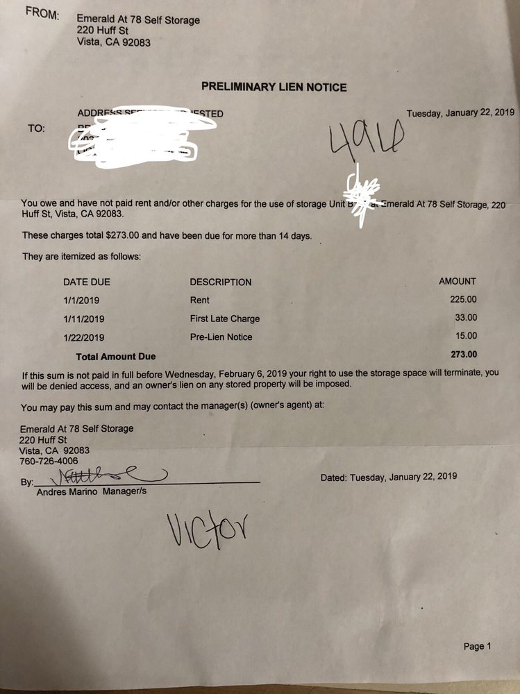 Public Storage Late Fees Dandk Organizer