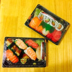 Photo of Hong Kong Supermarket - New York, NY, United States. The two boxes of sushi for $11.00 - Feb 2016