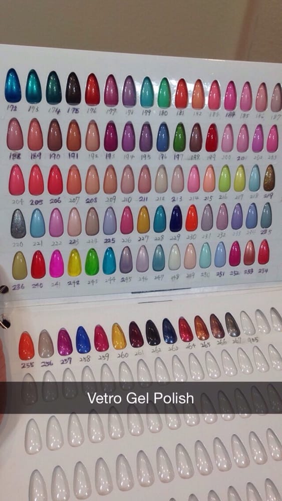 Soooo Many Colors Vetro Is A Anese Gel Polish Supposed To Be Photo Of French Nails Spa Encinitas Ca United States Soooo Many