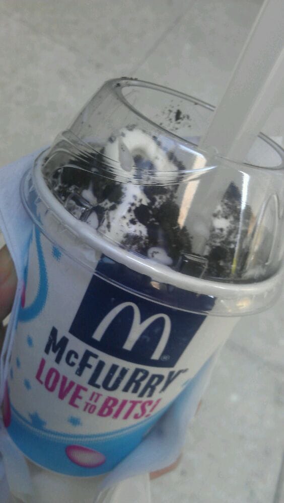 yummy oreo mcflurry snack size yelp mcflurry size