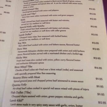 Ibex Ethiopian Kitchen Jacksonville Fl Menu Ibex Ethiopian Kitchen Jacksonville Fl Menu